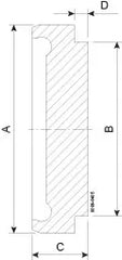 BLIND BBS DN10 H3 1.4404