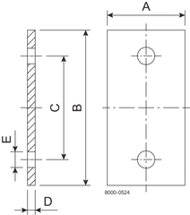 WALL PLATE 60-120-304